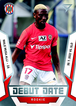 Wale Mussa Alli Brno SportZoo FORTUNA:LIGA 2022/23 2. serie Debut Date Rookie #DR-26